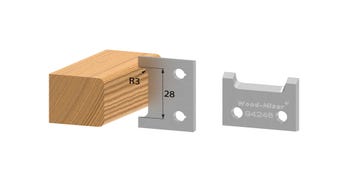 Pair of Moulding Knives 40mm HSS
