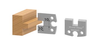 Pair of Moulding Knives 40mm HSS