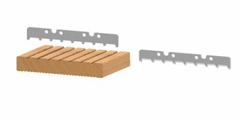 Pair of Moulding Knives 150mm HSS