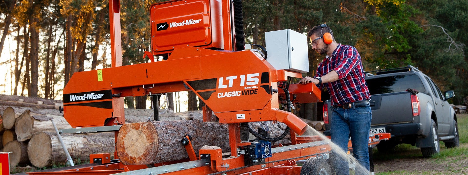 Wood-Mizer’s Battery-Powered Portable Sawmill