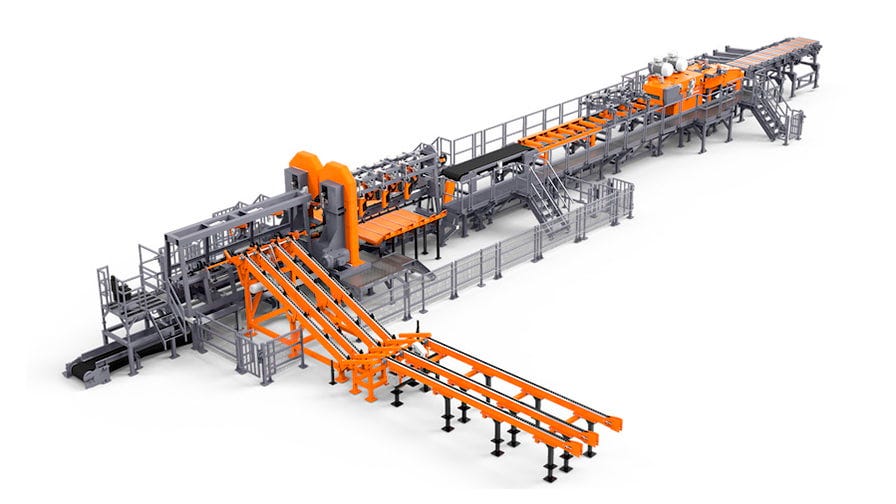 TITAN sawmilling line example